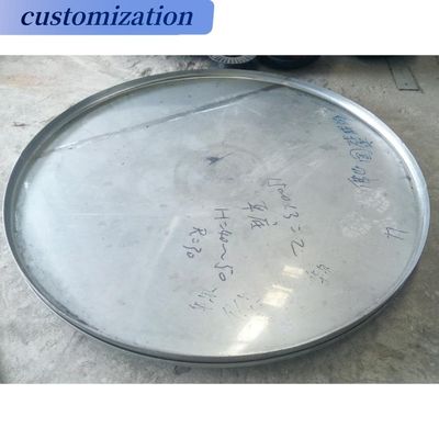 Customized Size SS304 SS316 Elliptical Boilers Bottom Flat End for Tanks