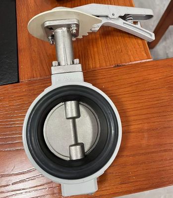 Double Shaft/Stem Disc Manual/Motorized Aluminum Alloy Butterfly Valve Customized Service