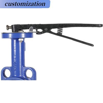 Low Temperature Applications Wafer Center Butterfly Valve with Diaphragm Structure