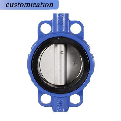 Low Temperature Applications Wafer Center Butterfly Valve with Diaphragm Structure