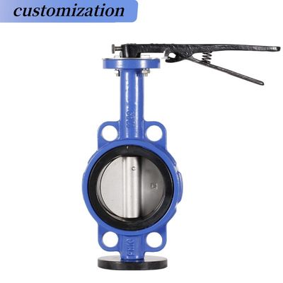 Low Temperature Applications Wafer Center Butterfly Valve with Diaphragm Structure