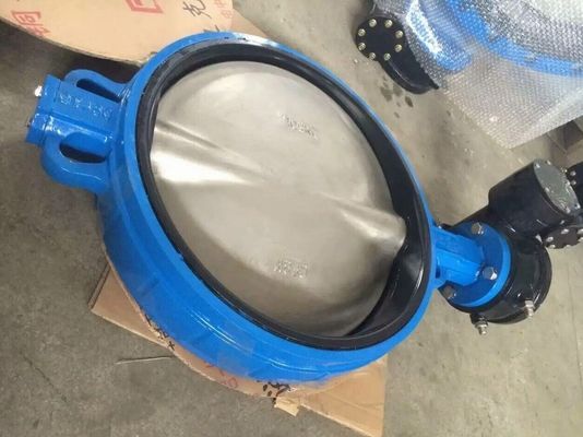 Diaphragm Structure 4 Inch Wafer Center Butterfly Valve Manual Handle for OEM Support