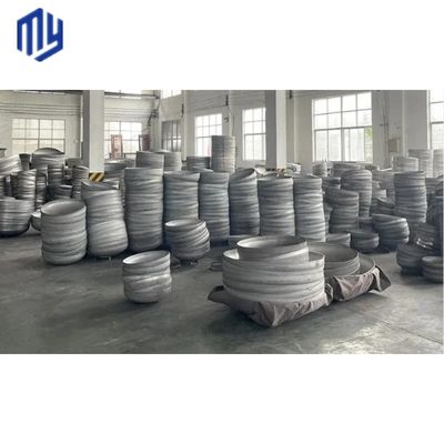 Stainless Steel Welded Pipe Fitting SCH80 Pipe End Cap Elliptical Head Casting Circle
