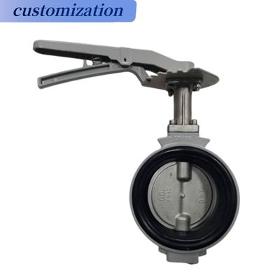 Medium Temperature Aluminum Handwheel Butterfly Valve with Diaphragm Structure Design