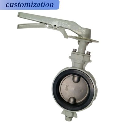 Medium Temperature Aluminum Handwheel Butterfly Valve with Diaphragm Structure Design
