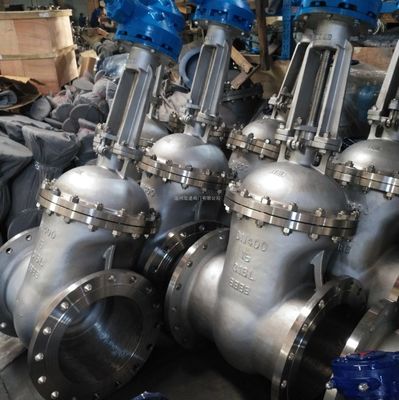 Long Manual Gate Valves Ss Body and Disc for Flanged/Welded Full Bore Applications
