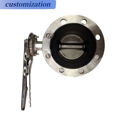 DN500 Ductile Iron Body Double Flange Butterfly Valve for Industrial Applications