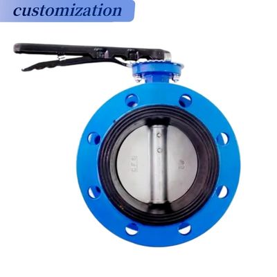 Hard Flange Eccentric Butterfly Valve for Pneumatic Control and Customizable Port Size