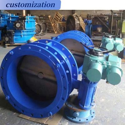 ANSI DIN BS Standard Double Flange Butterfly Valve for Customized Applications