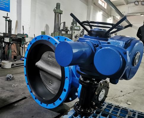 Water System Best Seller Double Flanged Connect Butterfly Valve with Replaceable Seat