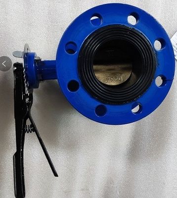Large Size DN100-DN2600 DI Ductile Iron Double Eccentric Flanged Butterfly Valve