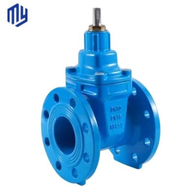 DIN Standard PN16 Water Gate Valve with Rubber Wedge and GGG50 Ductile Iron Body