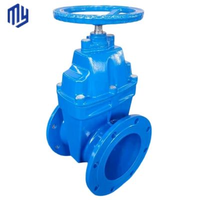DIN Standard PN16 Water Gate Valve with Rubber Wedge and GGG50 Ductile Iron Body
