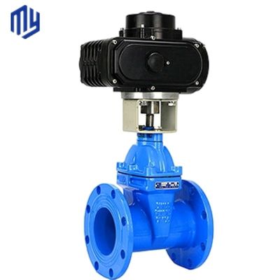 DIN Standard PN16 Water Gate Valve with Rubber Wedge and GGG50 Ductile Iron Body