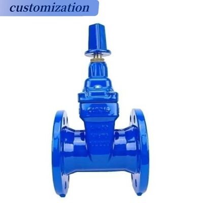Customized Handlewheel Operation Flanged Casr Iron Wedge Disc Gate Valve with Resilient EPDM Rubber Seat