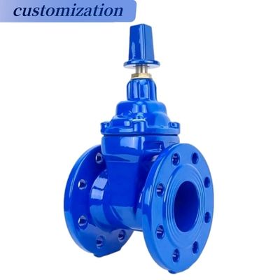 Customized Handlewheel Operation Flanged Casr Iron Wedge Disc Gate Valve with Resilient EPDM Rubber Seat