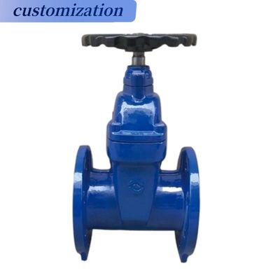 Customized Handlewheel Operation Flanged Casr Iron Wedge Disc Gate Valve with Resilient EPDM Rubber Seat