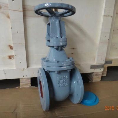 DIN3352 F4 Di GGG40/GGG50 Flanged End Metal Seal Gate Valve CUSTOMIZED Port Size
