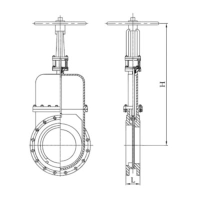 Durable Water Media Electric Motor Resilient Seated Gate Valve for Normal Temperature