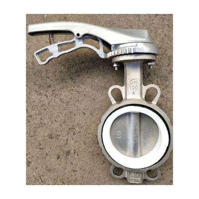 Customized Service Offered 3&quot; DN80 Castings Alloy Body Aluminum Wafer Butterfly Valve