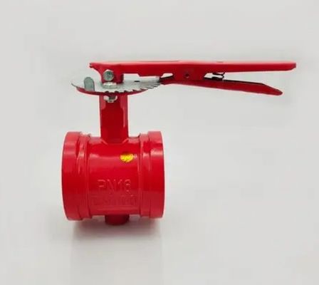 Fire System 300Psi Grooved Butterfly Valve with Signal Customized to Your Requirements