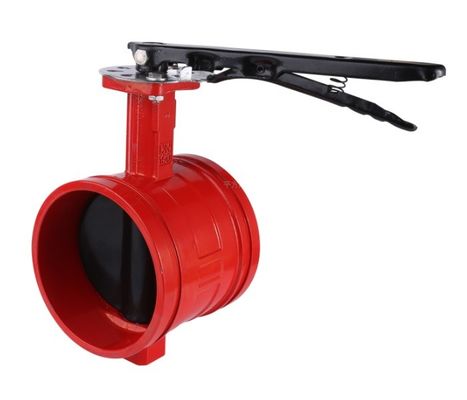 Fire System 300Psi Grooved Butterfly Valve with Signal Customized to Your Requirements