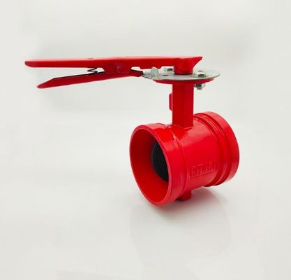 Fire System 300Psi Grooved Butterfly Valve with Signal Customized to Your Requirements