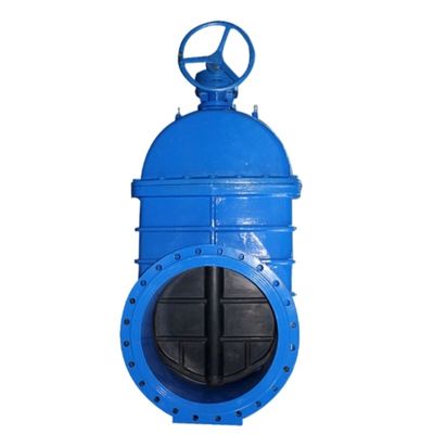 Versatile Large Gearbox Operated Gate Valve for OEM Port Size in Industrial Settings