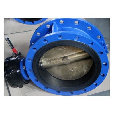 Dn1200 Double Flange Resilient Seated Butterfly Valve with Customer's Requirements