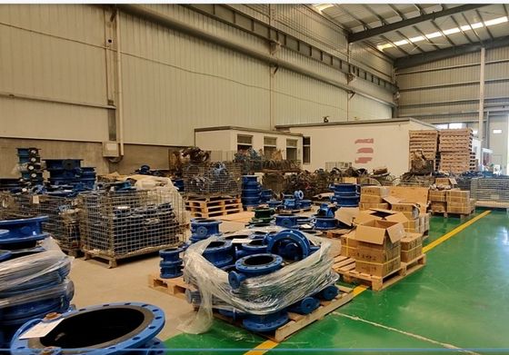 Gas Control Large Size Double Eccentric Type Butterfly Valve with Diaphragm Structure