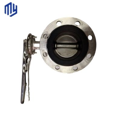Customized Worm Gear Operated Rubber Seal U Flange Type Butterfly Valve for Sea Water