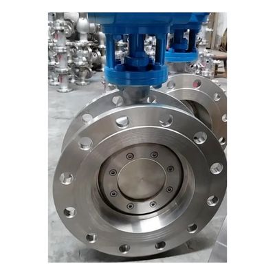 BUTTERFLY Structure Electric Double Flanged Butterfly Valve for Low Temperature Media