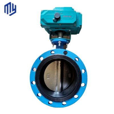 BUTTERFLY Structure Electric Double Flanged Butterfly Valve for Low Temperature Media