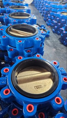 EPDM Seat Soft Sealing Lever Operated Wafer Lug Butterfly Valve with Customized Options