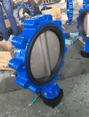 Water Media Sanitary Stainless Steel CF8 WCB Ductile Iron Tapped Fully Lug Butterfly Valve