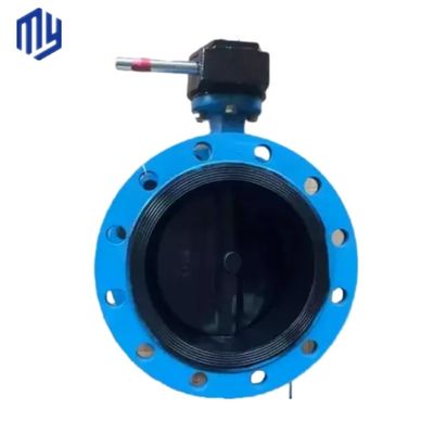 BUTTERFLY Structure Double Eccentric Flanged Butterfly Valve With Gearbox And Handwheel