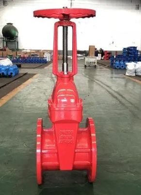 Low Temperature Media DN200 Manual Rising Stem Flanged Fire Gate Valve PN16