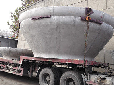 Stainless Steel Water Tank Dish Head with Welding Connection and Hexagon Head Code