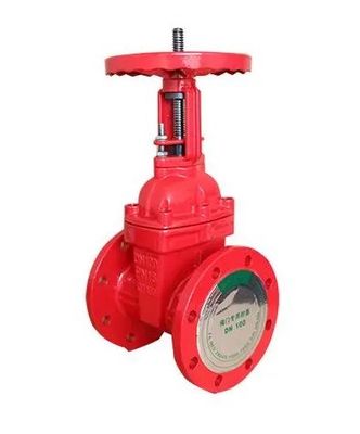 DN150 Manual Ductile Iron Flanged Fire Fighting Gate Valve for Water Flow Control