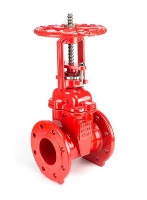 DN150 Manual Ductile Iron Flanged Fire Fighting Gate Valve for Water Flow Control