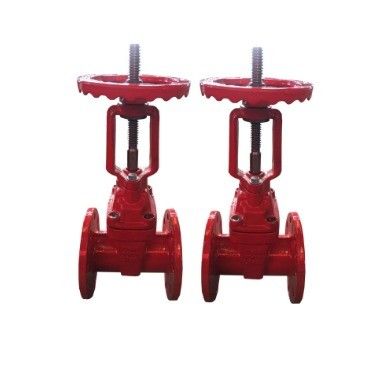 DN150 Manual Ductile Iron Flanged Fire Fighting Gate Valve for Water Flow Control