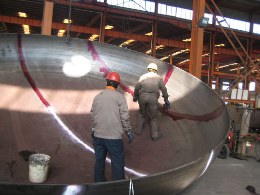 Outdoor Pit Hollow Ellipsoidal Hemisphere Water Tank Dished Heads for Industrial Circles