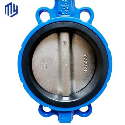 Smooth Performance Pn16/10 Ductile Iron EPDM Seated Lever Handle Wafer Butterfly Valve