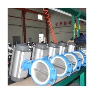 Acid and Alkali Resistant Cast Iron EPDM Wafer Butterfly Valves for Customized Needs