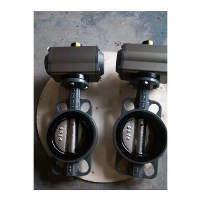 Excellent Ductile Iron Wafer Butterfly Valves with Rubber Lining Complete Certificate