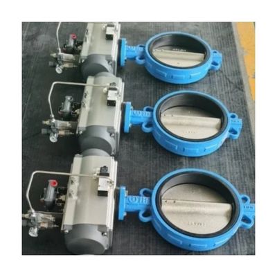 Excellent Ductile Iron Wafer Butterfly Valves with Rubber Lining Complete Certificate