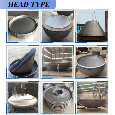 Circle Head Elliptical Dished End For Pressure Vessels Customized