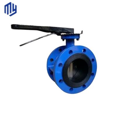 Customized Port Size DN300 Rubber Lined EPDM Lining Flange Butterfly Valve