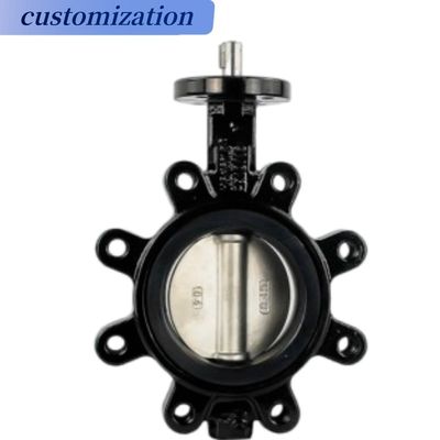 Diaphragm Electric Lug Butterfly Valve in Cast Iron Material for ODM Customized Support