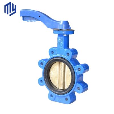 Consistent Flow Management Diaphragm Lug Type Butterfly Valve with Hand Lever